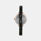 Women Quartz Black Dial Analog Brass Watch TWEL12818