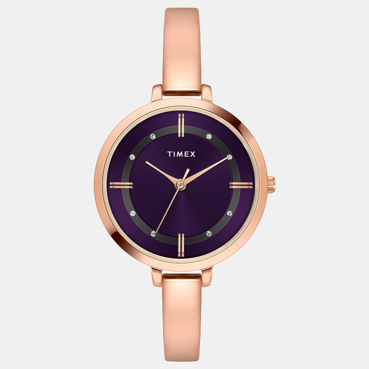 Women's Purple Analog Brass Watch TWEL12824-EX