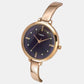 Women's Purple Analog Brass Watch TWEL12824-EX