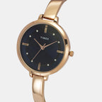 Women Quartz Blue Dial Analog Brass Watch TWEL12825-EX