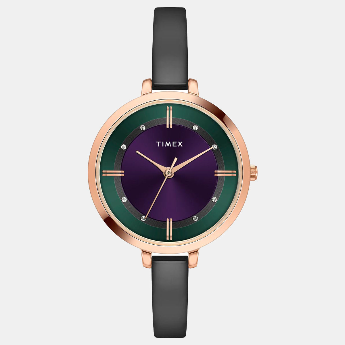 Women's Purple/Green Analog Brass Watch TWEL12826-EX