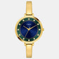 Women's Blue/Green Analog Brass Watch TWEL12827-EX