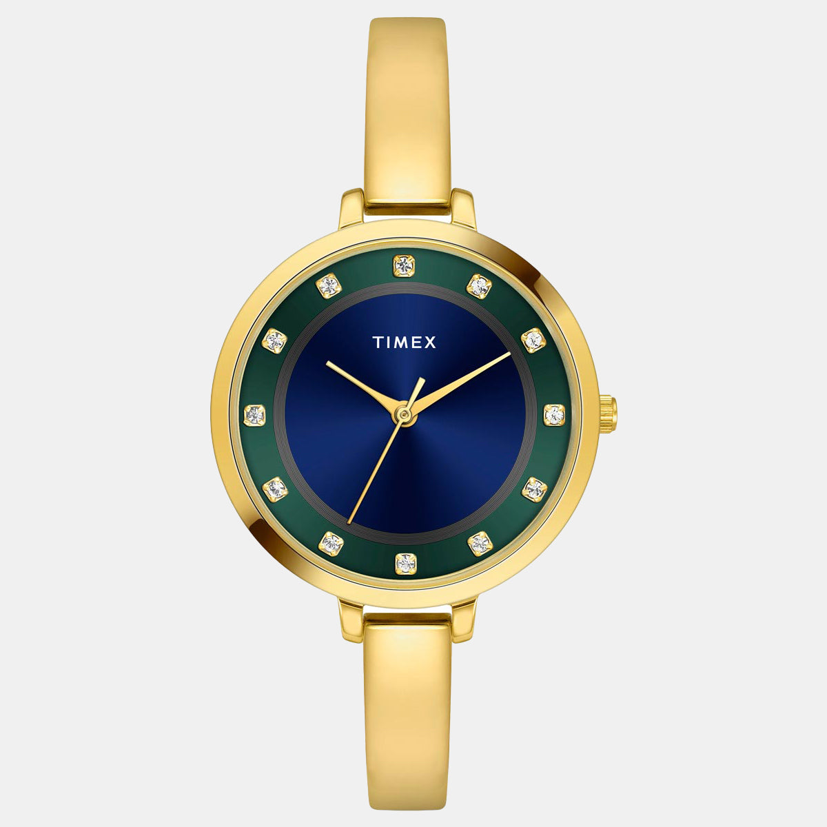 Women's Blue/Green Analog Brass Watch TWEL12827-EX