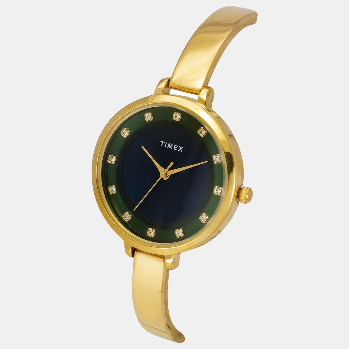 Women's Blue/Green Analog Brass Watch TWEL12827-EX