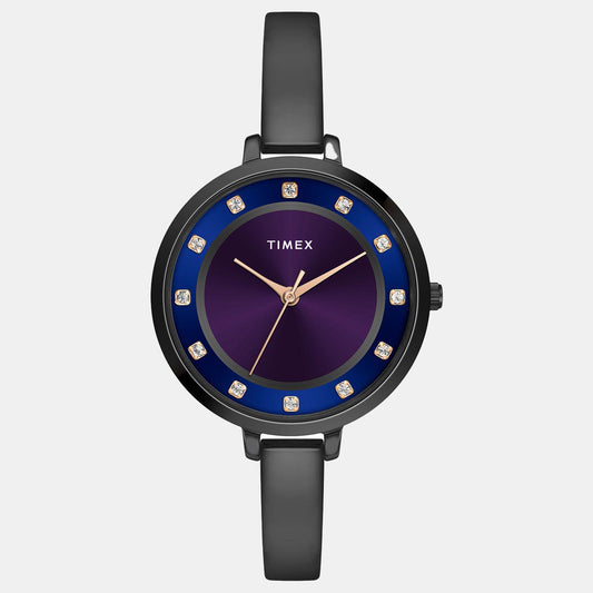 Women's Purple/Blue Analog Brass Watch TWEL12828-EX