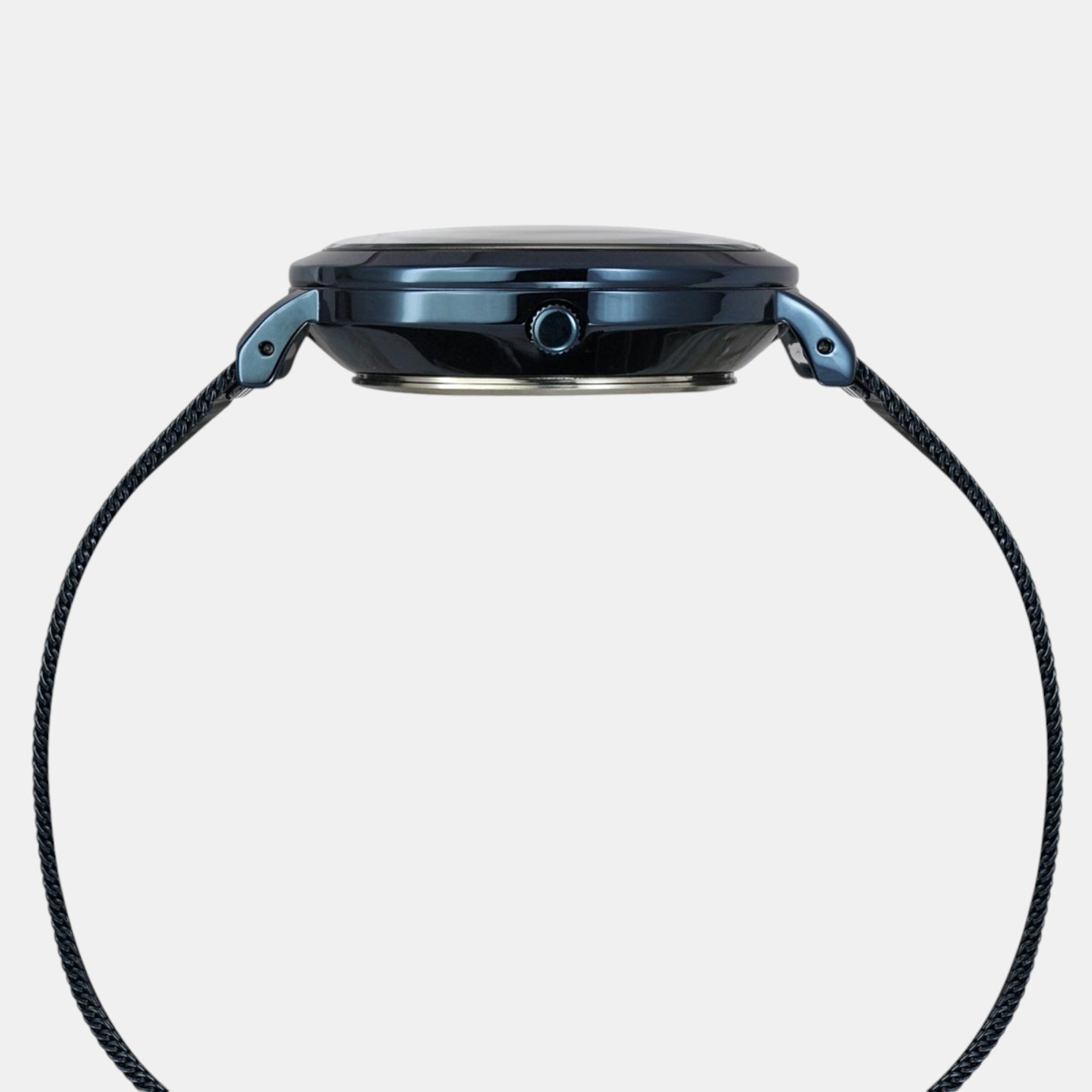 Fashion Women Quartz Blue Dial Multi-Function Stainless Steel Watch TWEL14508