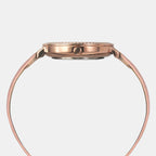 Fashion Women Quartz Silver Dial Analog Leather Watch TWEL14714