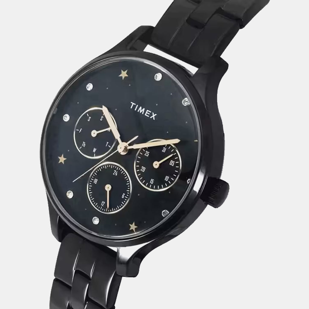 Fashion Women Quartz Dial Chronograph Stainless Steel Watch TWEL14816