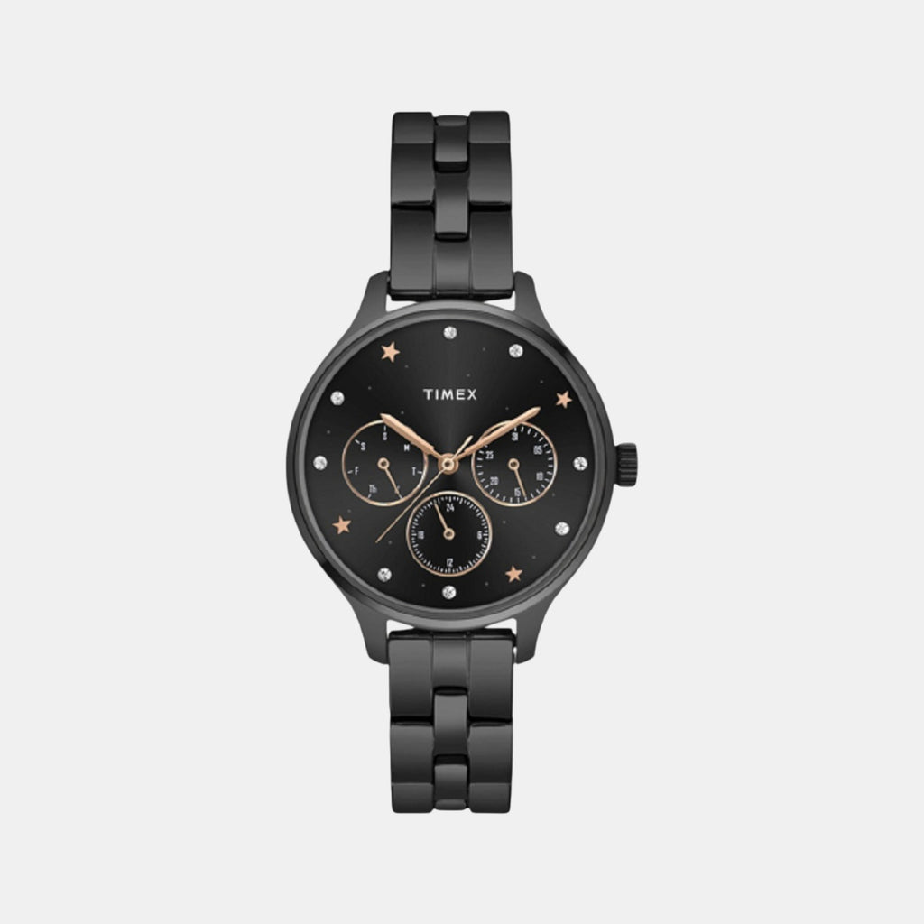 Fashion Women Quartz Dial Chronograph Stainless Steel Watch TWEL14816