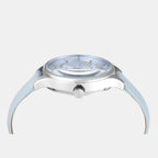 Fashion Women Quartz Blue Dial Multi-Function Leather Watch TWEL14821