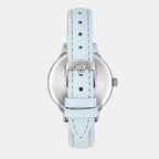 Fashion Women Quartz Blue Dial Multi-Function Leather Watch TWEL14821