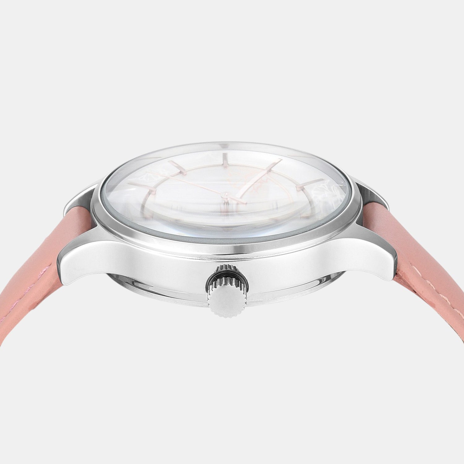Fashion Women Quartz Dial Multi-Function Leather Watch TWEL14822