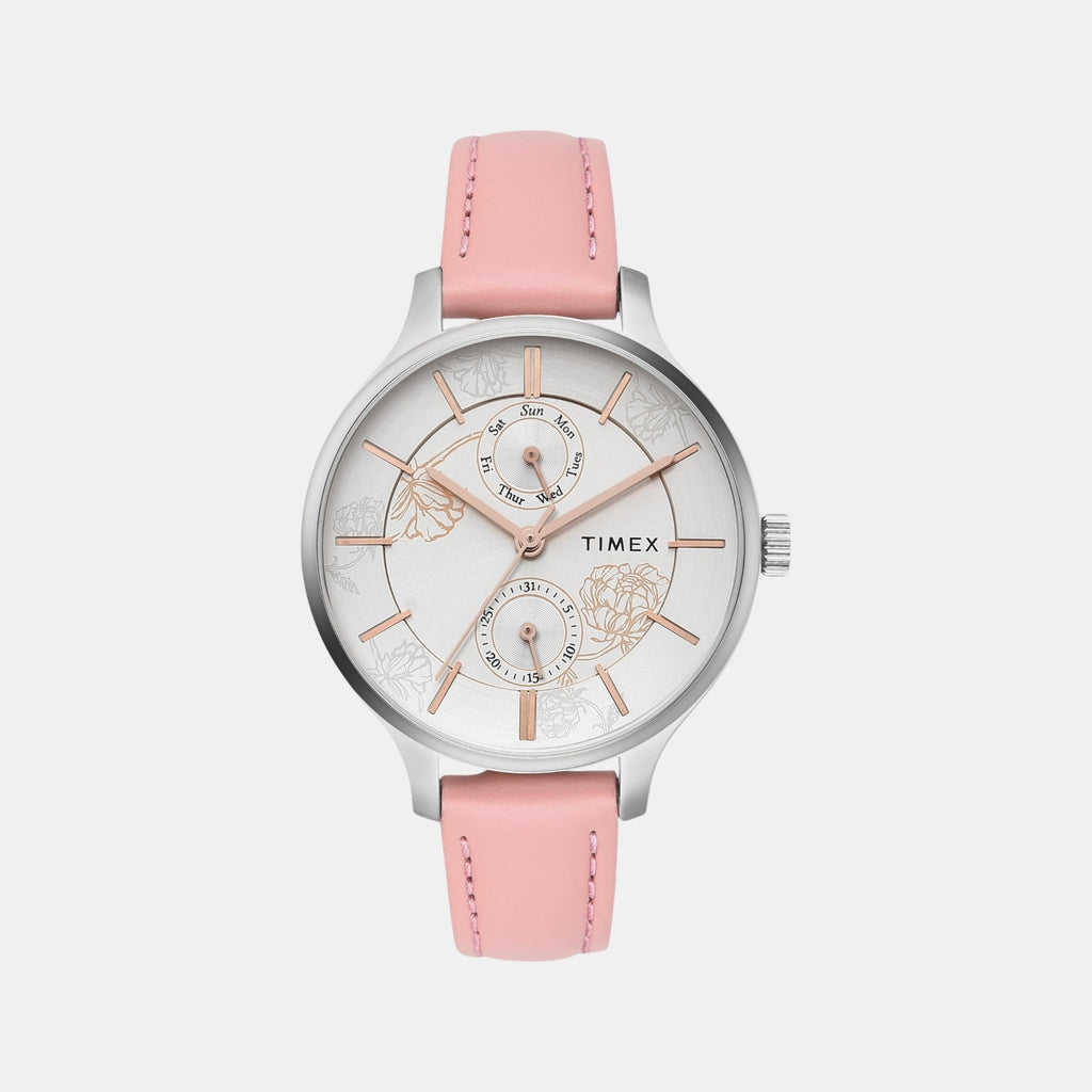 Fashion Women Quartz Dial Multi-Function Leather Watch TWEL14822