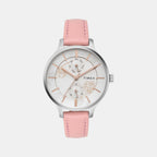 Fashion Women Quartz Dial Multi-Function Leather Watch TWEL14822