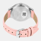 Fashion Women Quartz Silver Dial Multi-Function Leather Watch TWEL14822