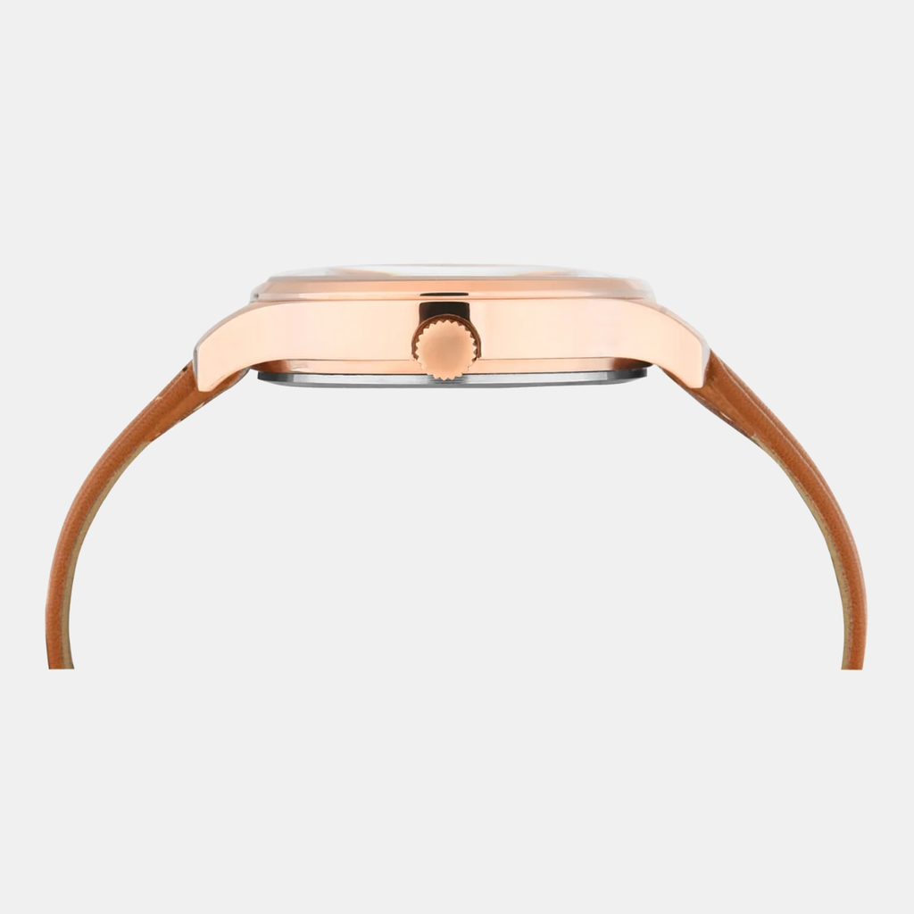 Timex Women Round Rose Gold watch