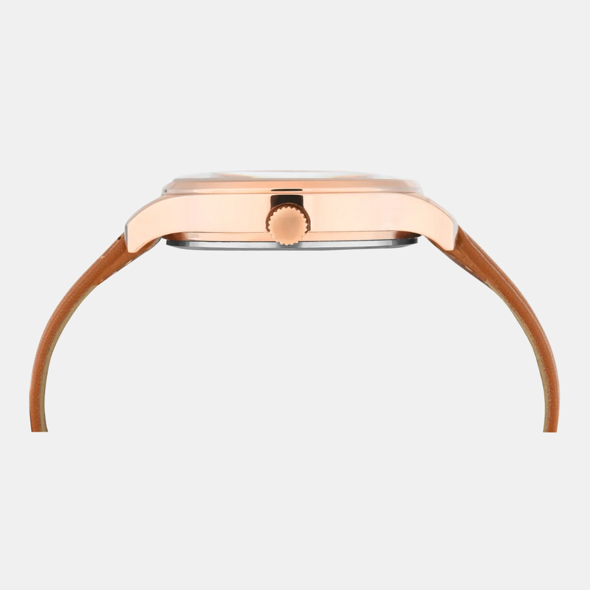 Timex Women Round Rose Gold watch