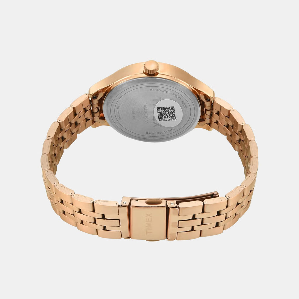 Trendline Women Quartz Rose Gold Dial Multi-Function Stainless Steel Watch TWEL14835