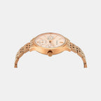 Trendline Women Quartz Rose Gold Dial Multi-Function Stainless Steel Watch TWEL14835