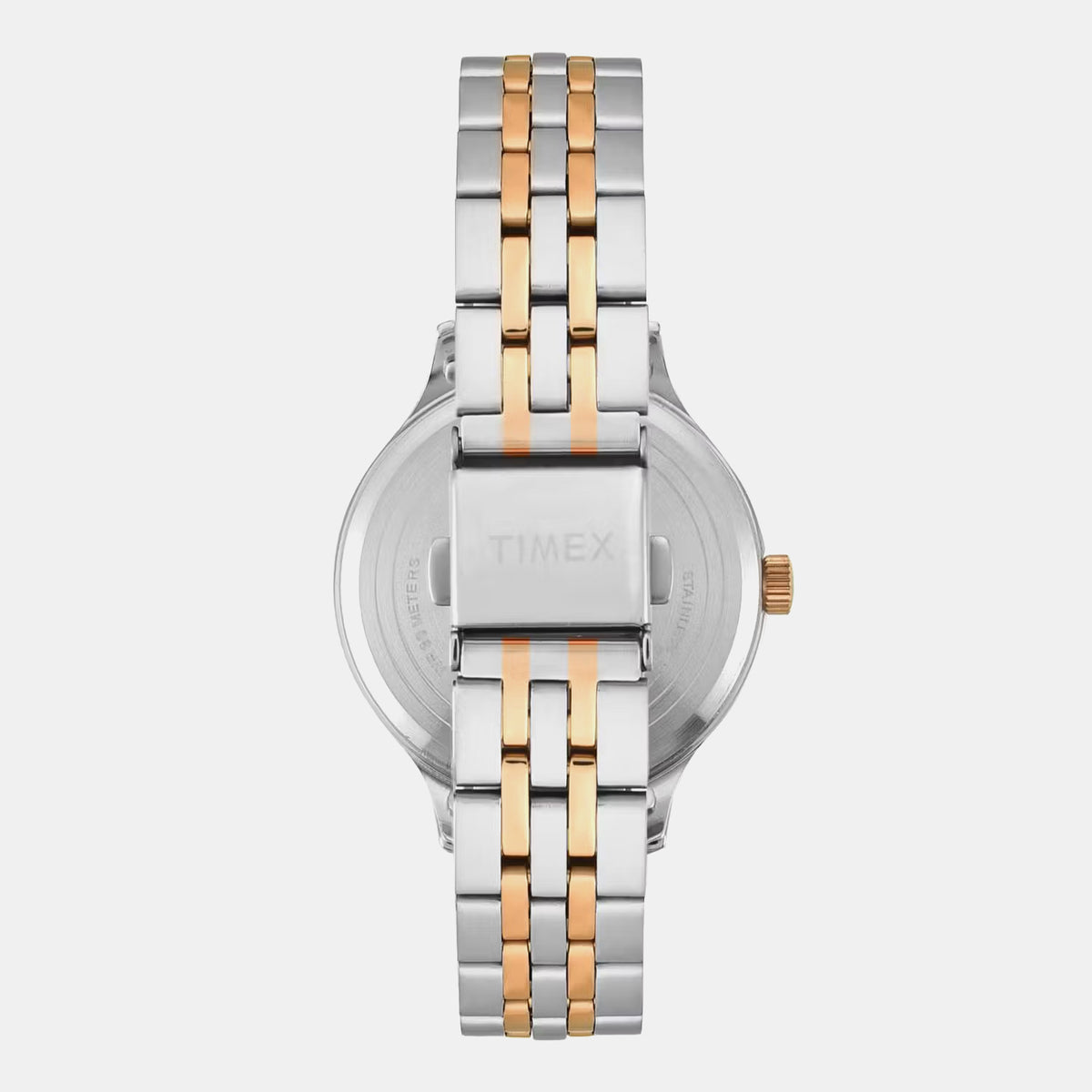 Trendline Women Quartz Black Dial Multi-Function Stainless Steel Watch TWEL14837
