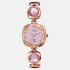 Fria Women Quartz Mother Of Pearl Dial Analog Brass Watch TWEL15006