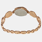 Fria Women Quartz Mother Of Pearl Dial Analog Brass Watch TWEL15006