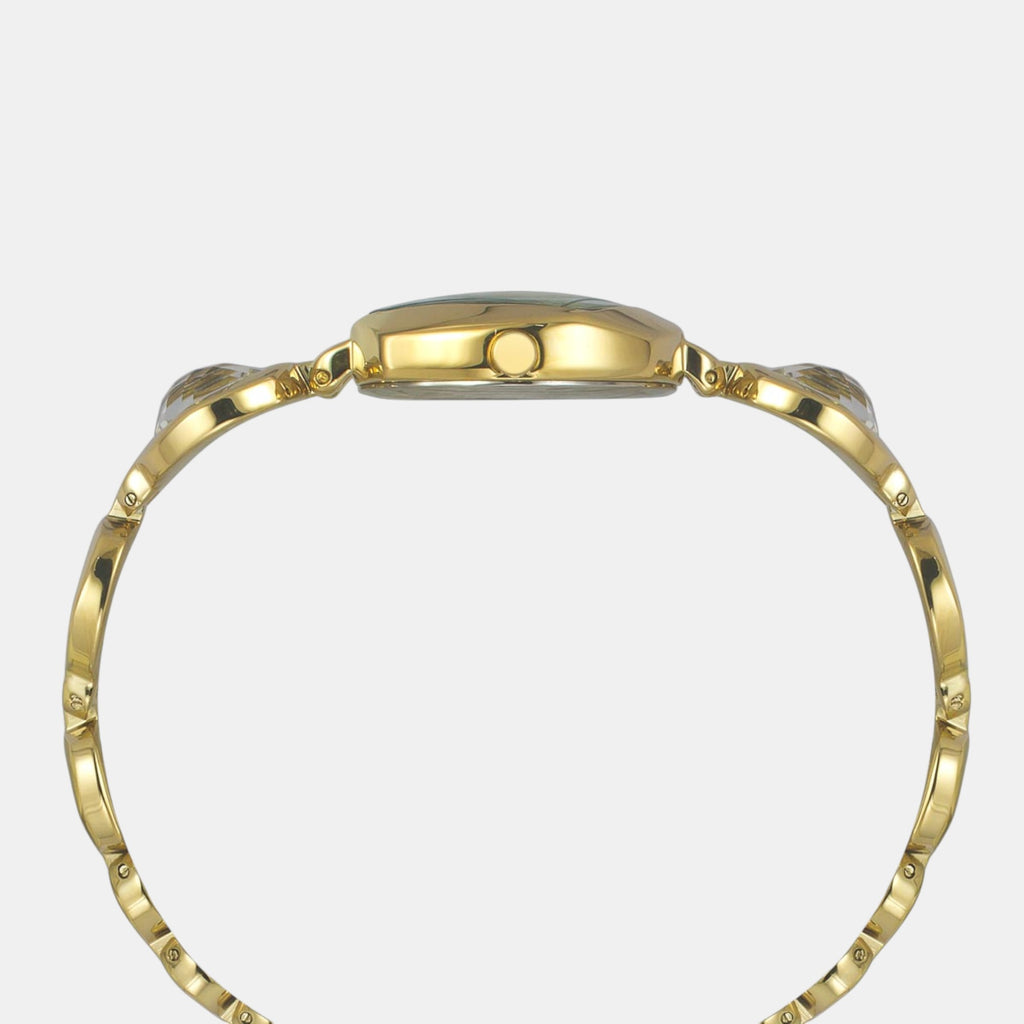 Fria Women Quartz Mother Of Pearl Dial Analog Brass Watch TWEL15007