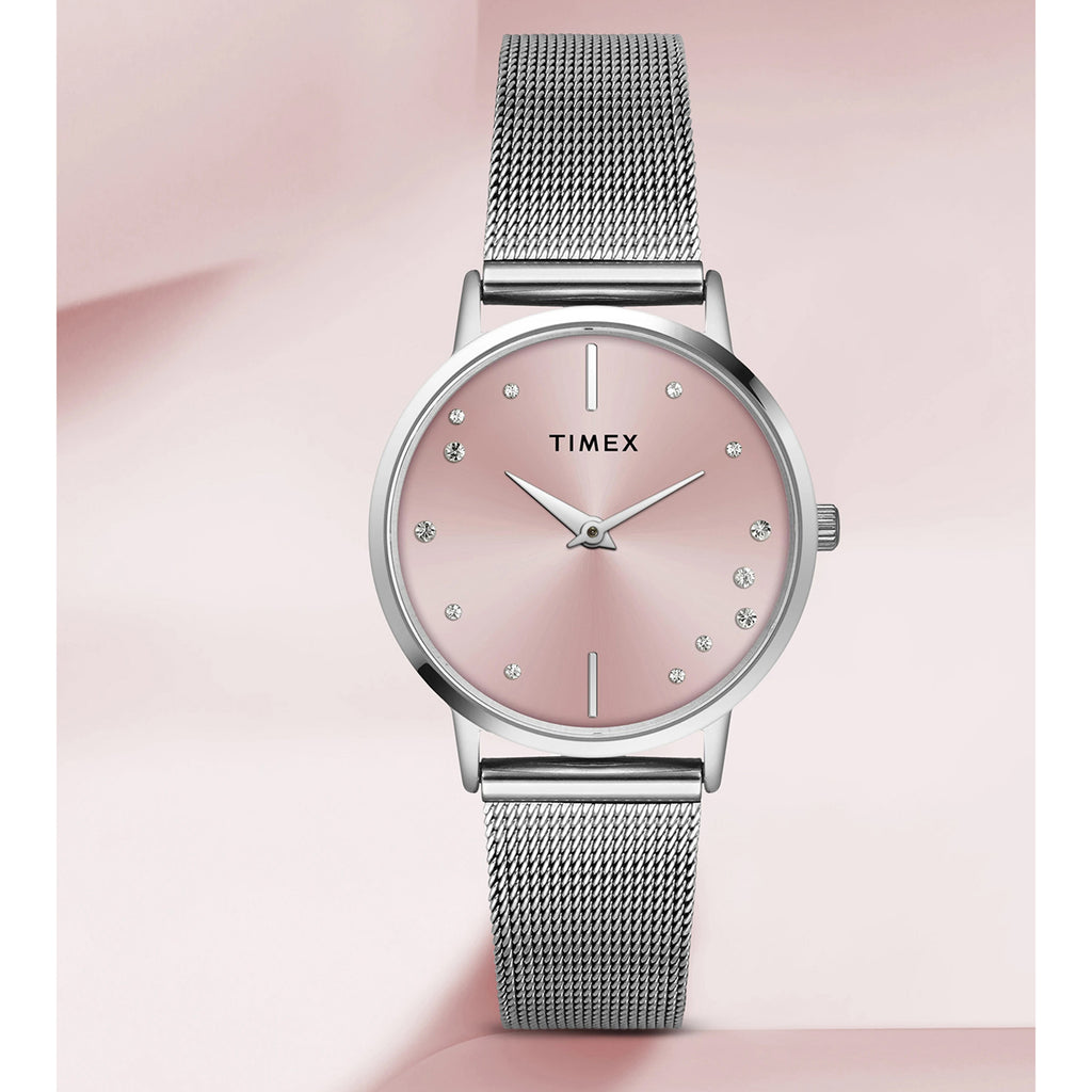 Fashion Women Quartz Dial Analog Stainless Steel Watch TWEL15600