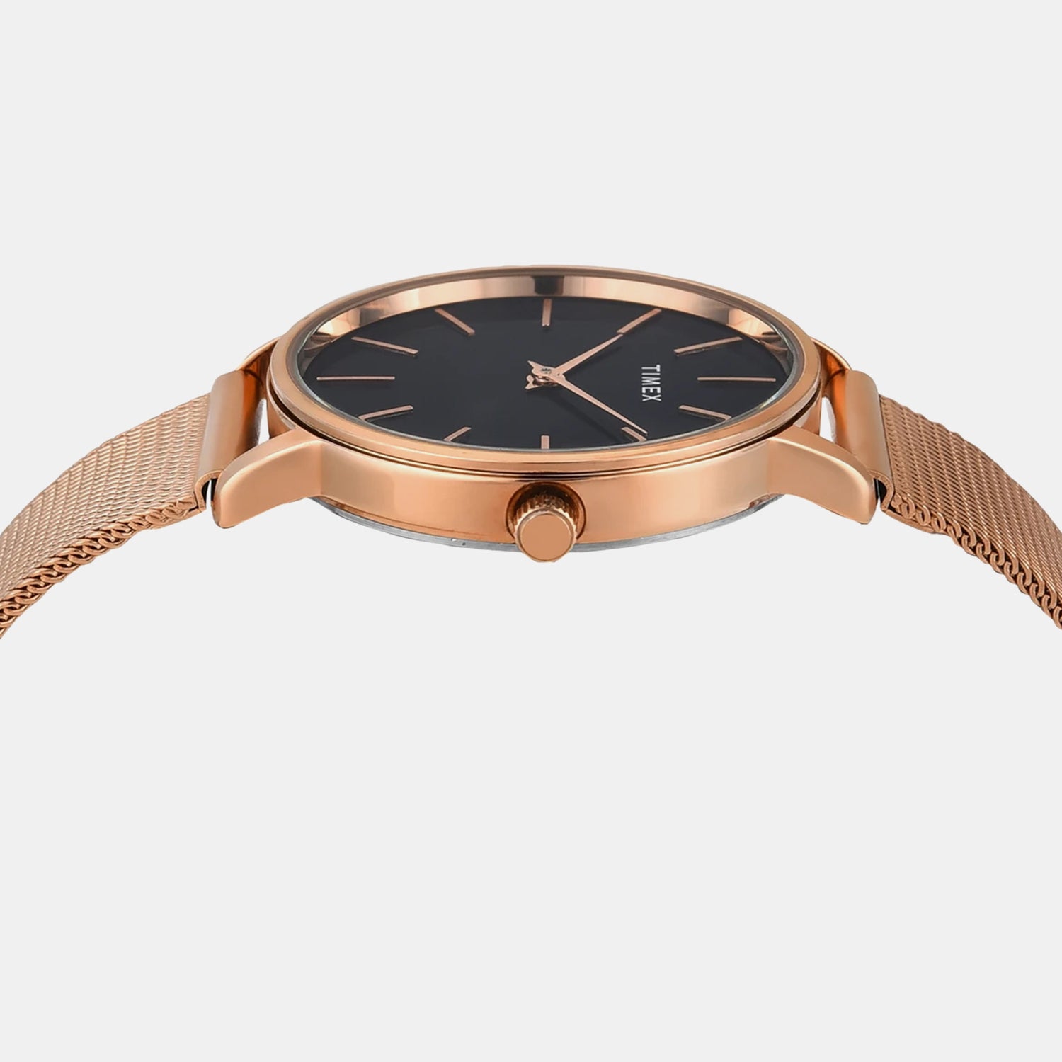 Women Quartz Blue Dial Analog Mesh Watch TWEL15610