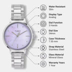 Classics Women Quartz Dial Analog Stainless Steel Watch TWEL15806
