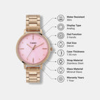 Classics Women Quartz Dial Analog Stainless Steel Watch TWEL15807