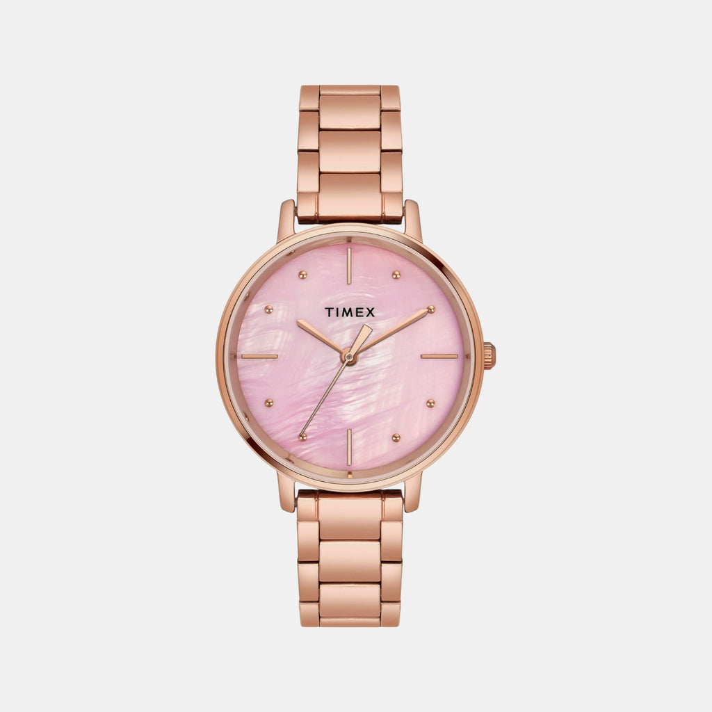 Classics Women Quartz Mother Of Pearl Dial Analog Stainless Steel Watch TWEL15807