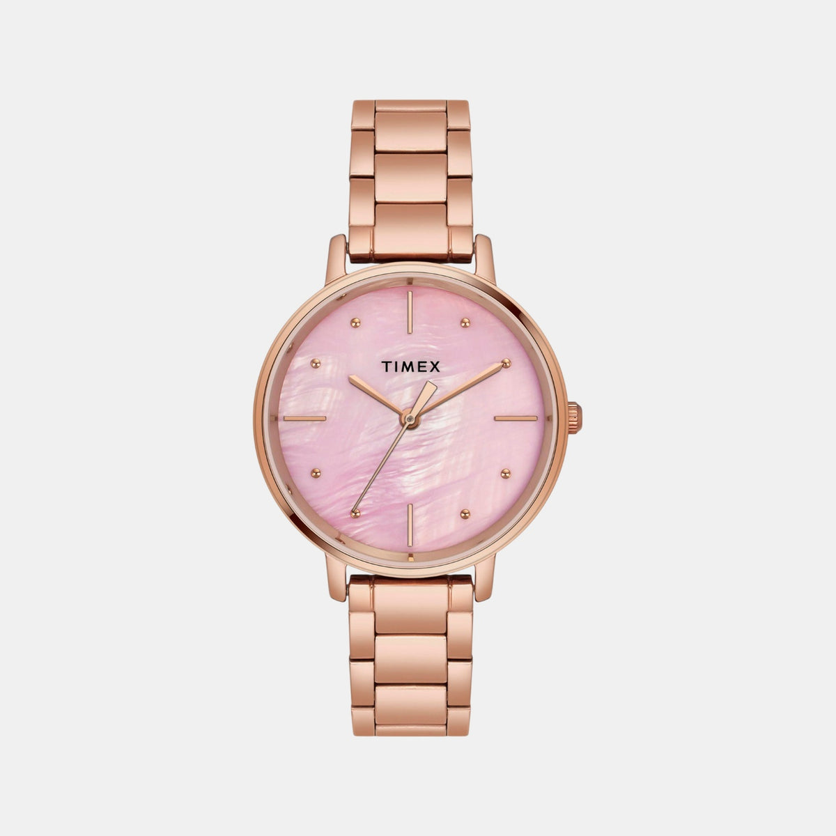 Classics Women Quartz Mother Of Pearl Dial Analog Stainless Steel Watch TWEL15807