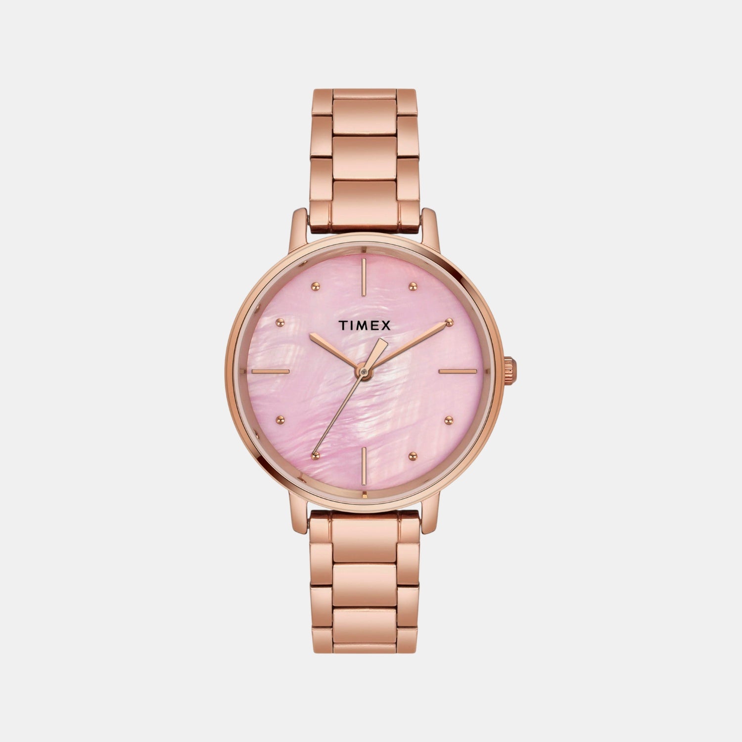 Classics Women Quartz Mother Of Pearl Dial Analog Stainless Steel Watch TWEL15807