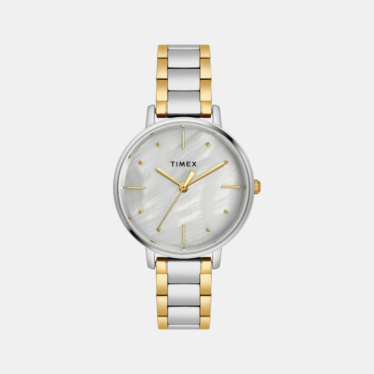 Classics Women Quartz Mother Of Pearl Dial Analog Stainless Steel Watch TWEL15808