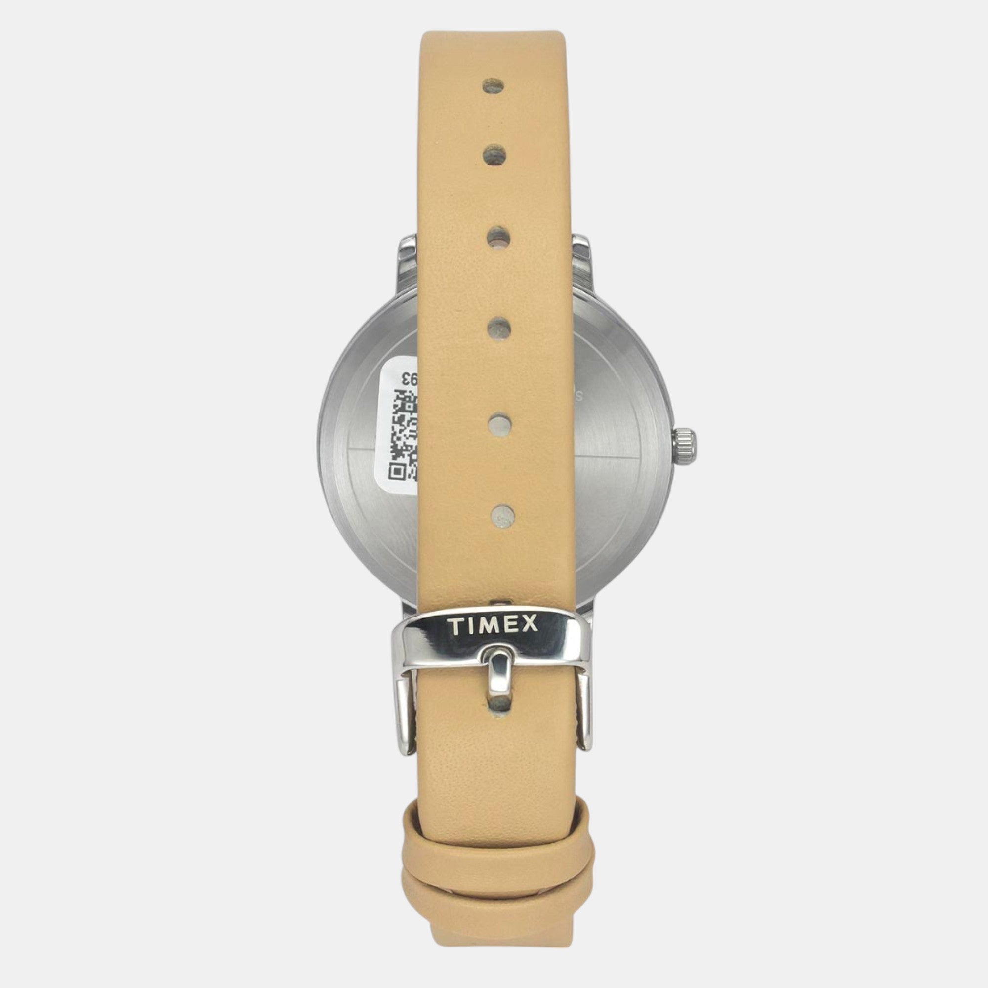 Classics Women Quartz Silver Dial Analog Leather Watch TWEL15817