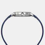 Classics Women Quartz Blue Dial Analog Leather Watch TWEL15818