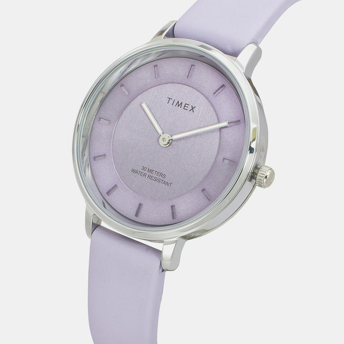 Trendline Women Quartz Lavender Dial Analog Leather Watch TWEL15820