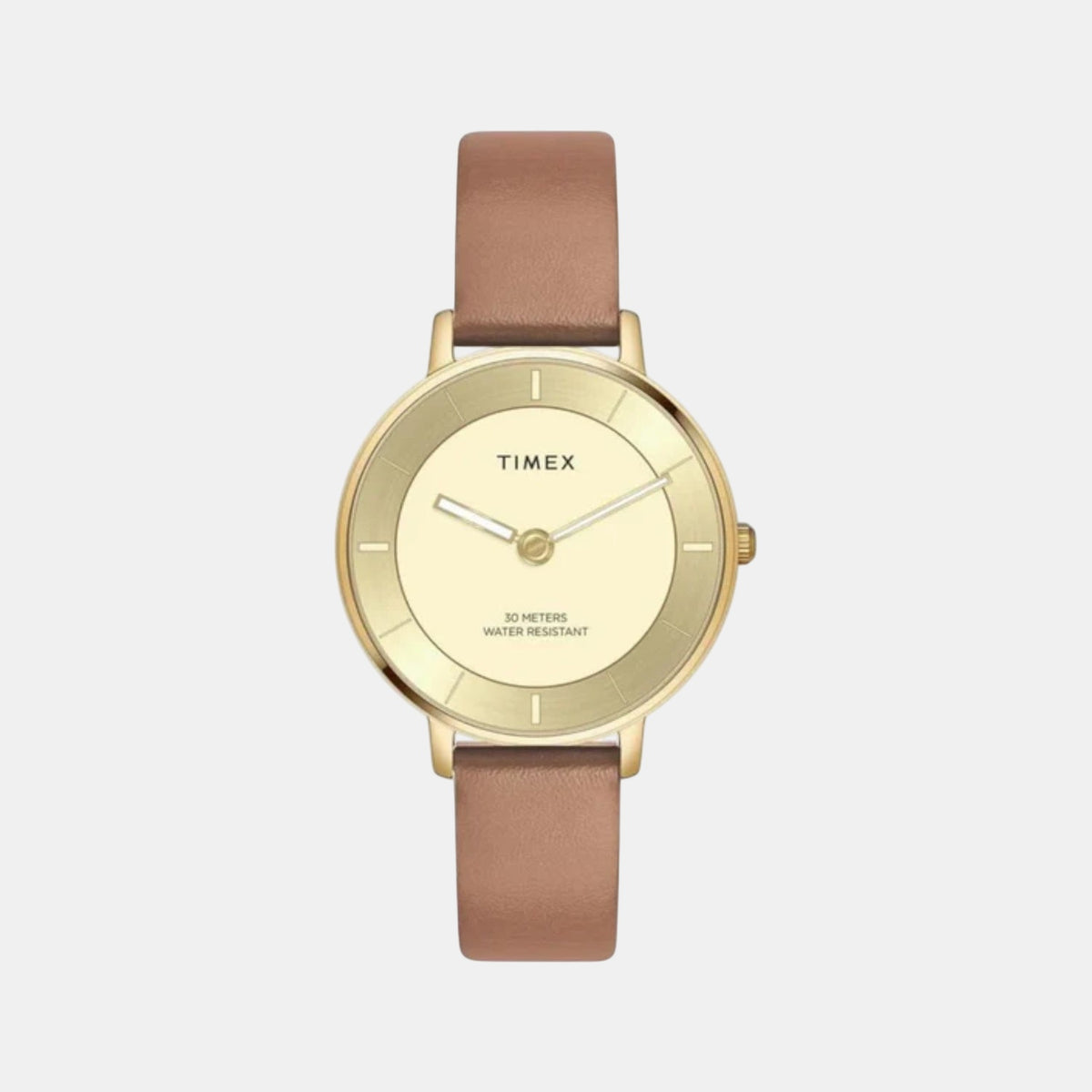 Trendline Women Quartz Champagne Dial Analog Leather Watch TWEL15822