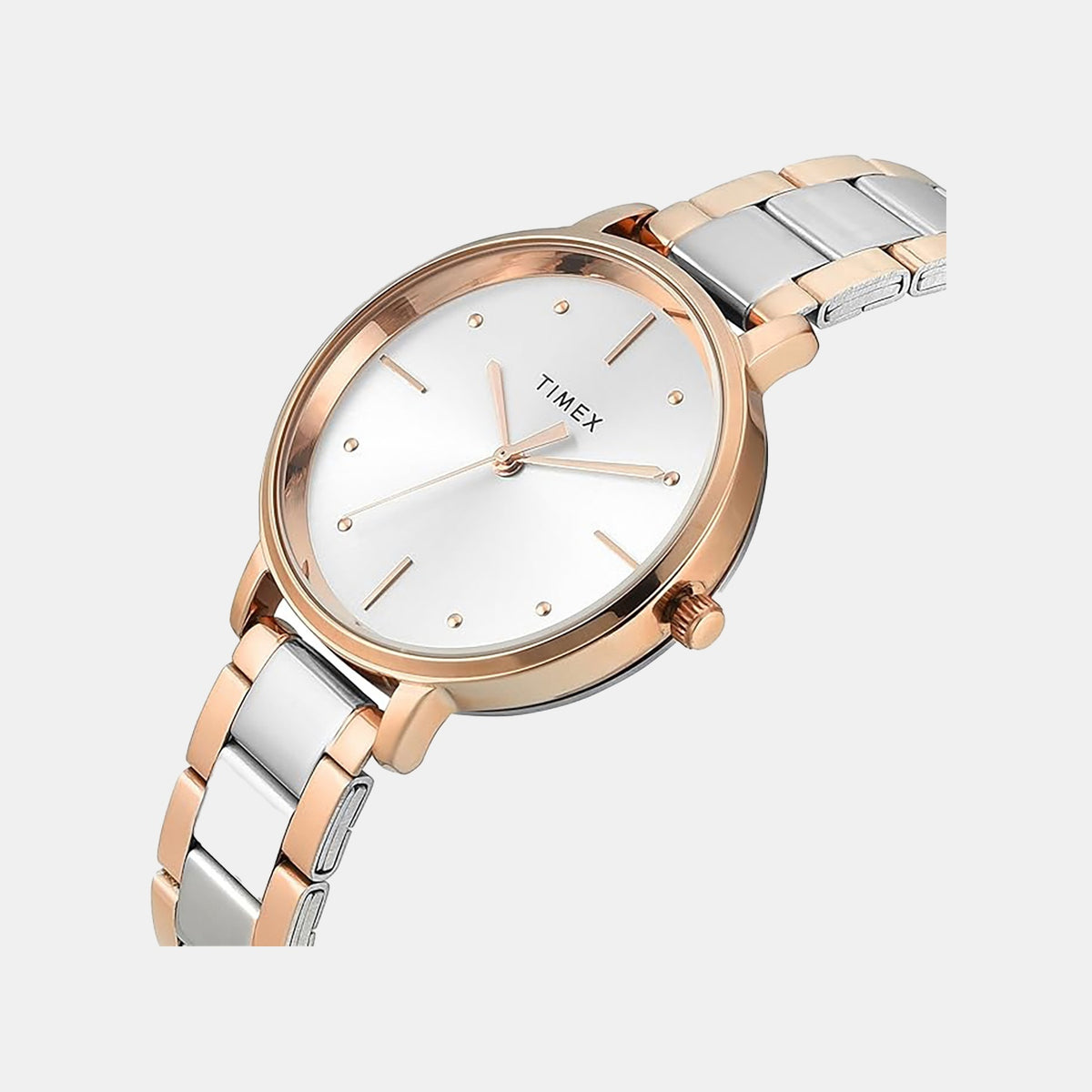 Trendline Women Quartz Silver Dial Analog Stainless Steel Watch TWEL15825