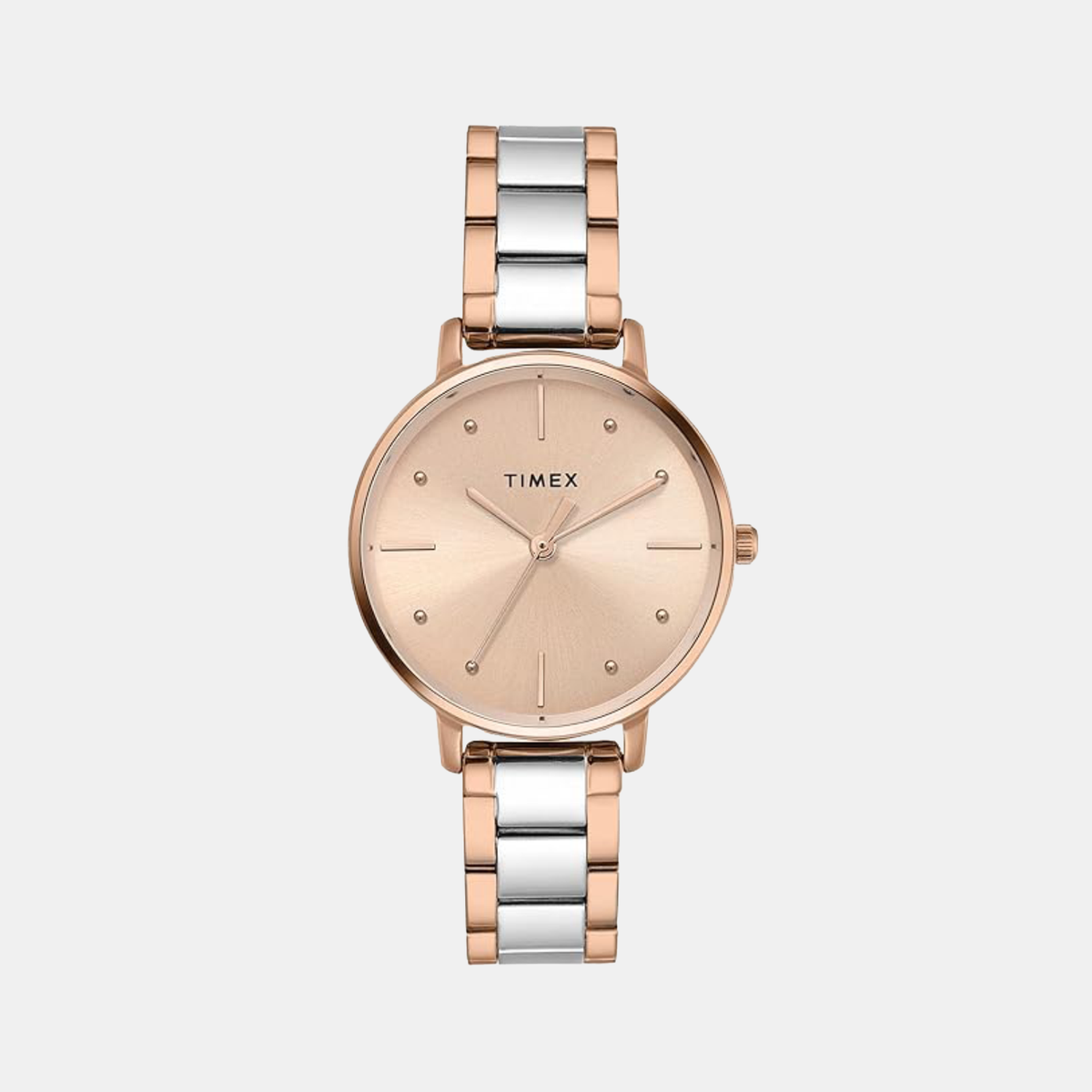 Trendline Women Quartz Rose Gold Dial Analog Stainless Steel Watch TWEL15826