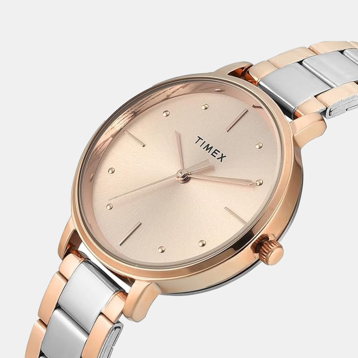 Trendline Women Quartz Rose Gold Dial Analog Stainless Steel Watch TWEL15826