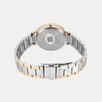 Fashion Women Quartz Green Dial Analog Stainless Steel Watch TWEL15827