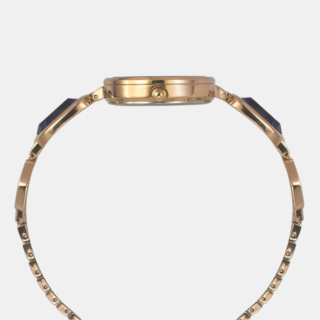 Fria Women Quartz Mother Of Pearl Dial Analog Brass Watch TWEL15904