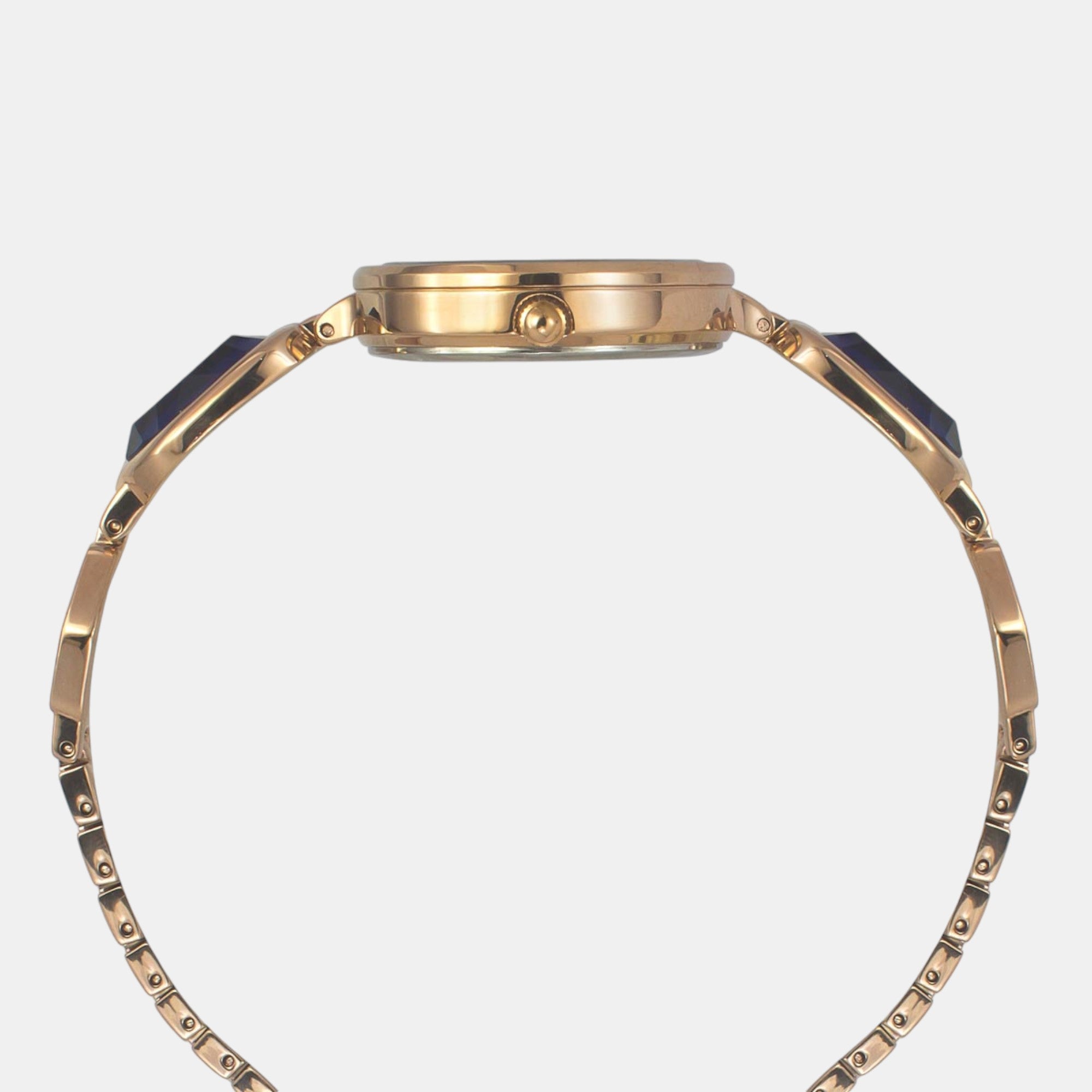 Fria Women Quartz Mother Of Pearl Dial Analog Brass Watch TWEL15904