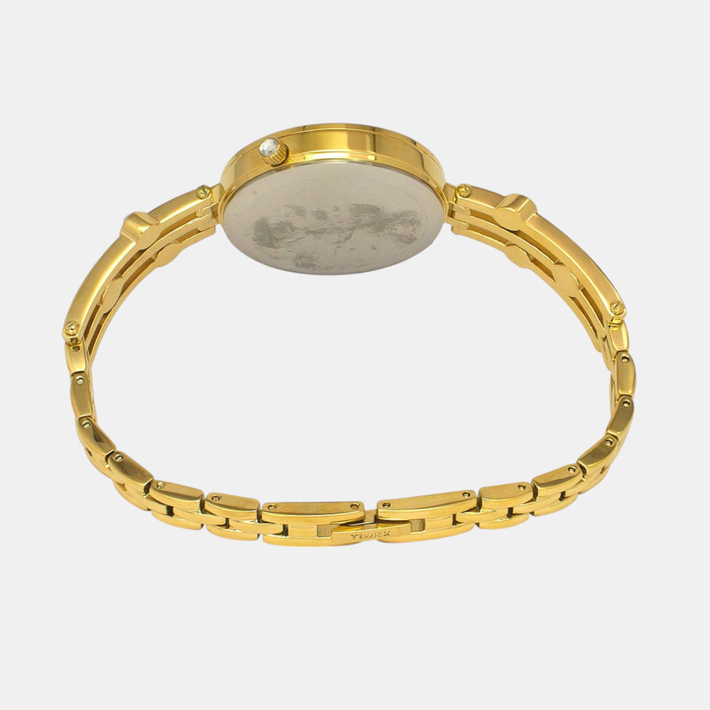 Fria Women Quartz Mother Of Pearl Dial Analog Brass Watch TWEL16004