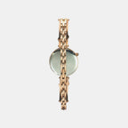 Fria Women Quartz Dial Analog Brass Watch TWEL16005