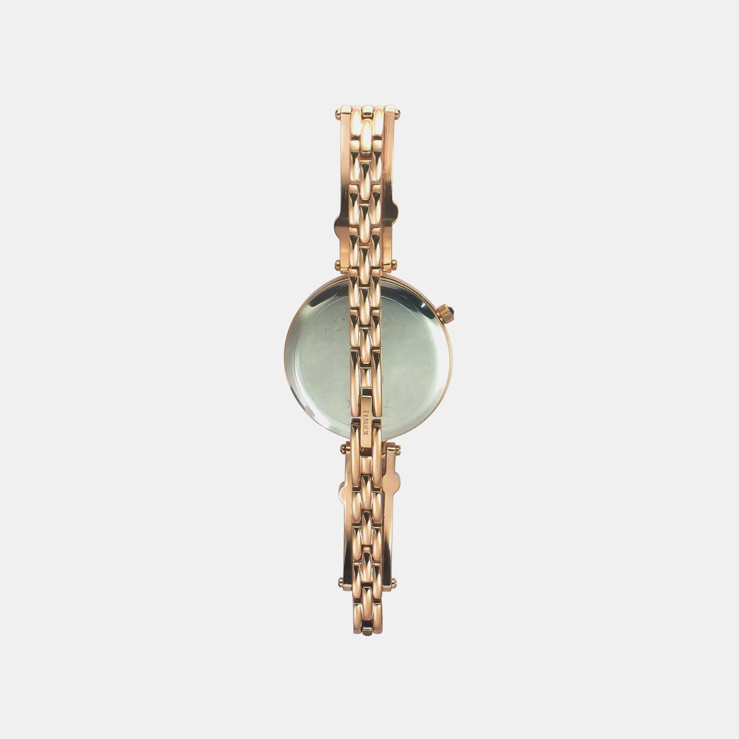 Fria Women Quartz Dial Analog Brass Watch TWEL16005