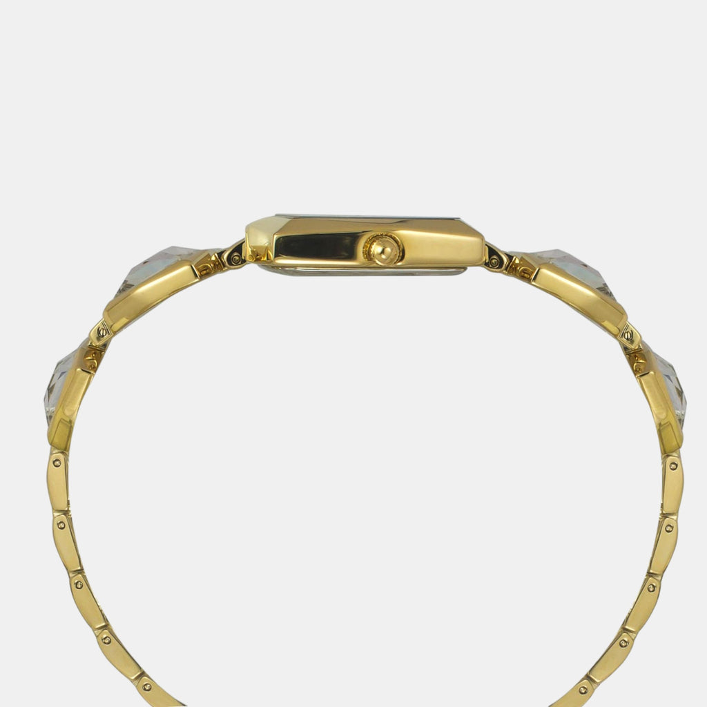 Fria Women Quartz Mother Of Pearl Dial Analog Brass Watch TWEL16104