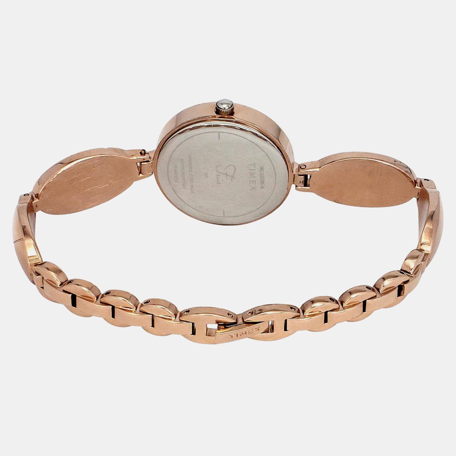 Fria Women Quartz Pink Dial Analog Stainless Steel Watch TWEL16302